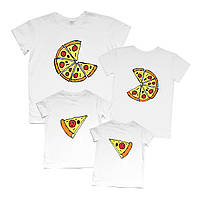 Семейный family look набор футболок "пицца" Family look