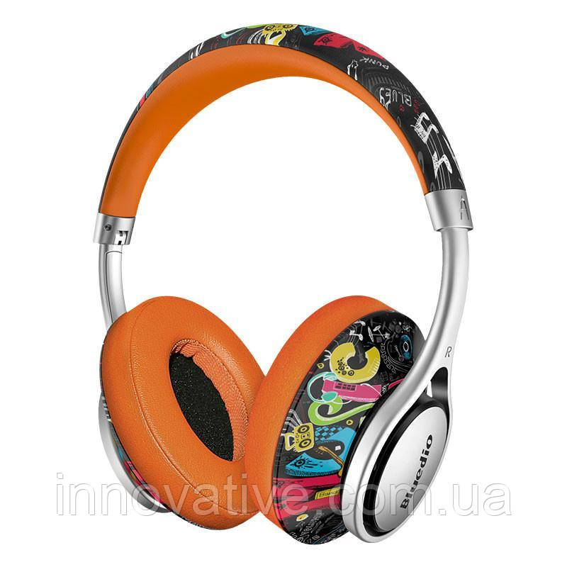 Бездротові Bluetooth-навушники Bluedio A2 зі складаним корпусом (Жовтогарячий)