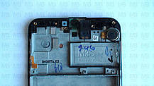 Дисплей з сенсором Samsung M215 Galaxy M21 чорний, GH82-22509A, оригінал, з рамкою!, фото 5