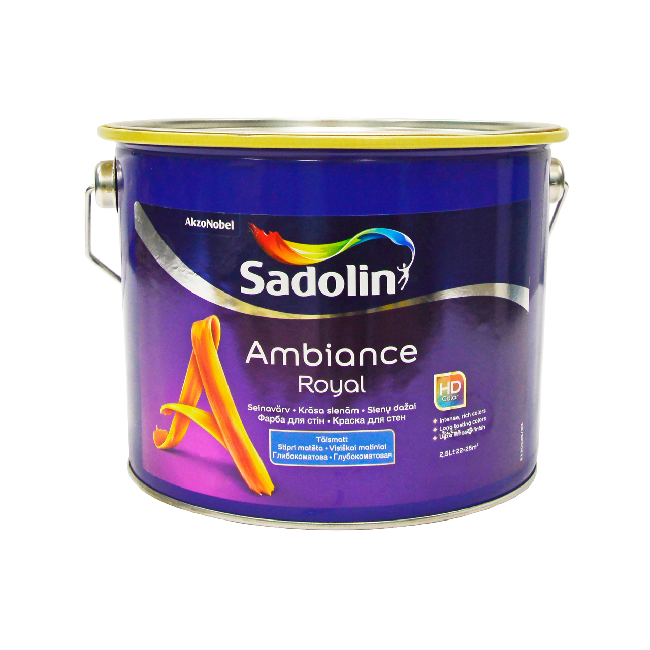 Акриловая краска Sadolin Ambiance Royal, 2,5л, белая (Садолин Эмбианс Роял) - фото 4 - id-p1214146378