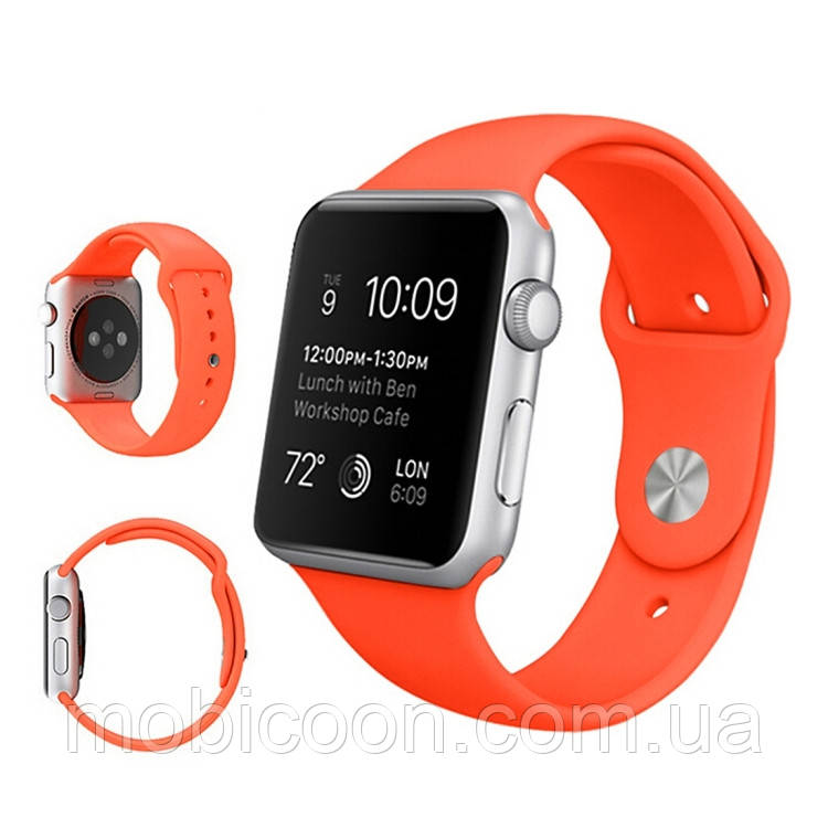Ремінець Apple Sport Band для Apple Watch 38-40 mm Orange (жовтогарячий)