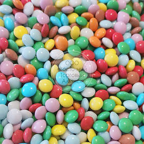 Драже з молочного шоколаду — Різнобарвне Ø10 мм — 1 кг