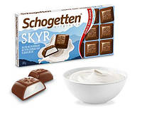 Тонкий молочный шоколад Schogetten Skyr с кремовой начинкой со вкусом йогурта 100 грамм