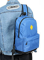 Місткий тканинний рюкзак з ущільненим дном для школи, фото 4