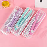 Плойка гофре прасок для волосся Adna Curls мінітружок щипці для прикореневого об'єму. М'ятна, фото 6