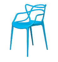 Кресло пластиковое Bari (Бари) Masters Chair голубой 53, дизайн Philippe Starck