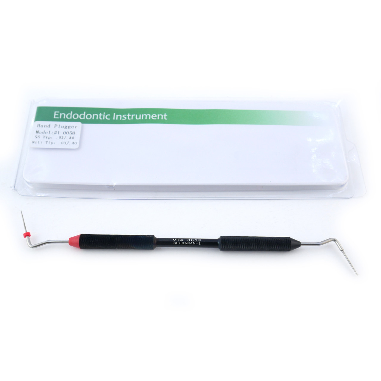 Hand Plagger, ручної плаггер стоматологічний, № 1 , 0058, червоний