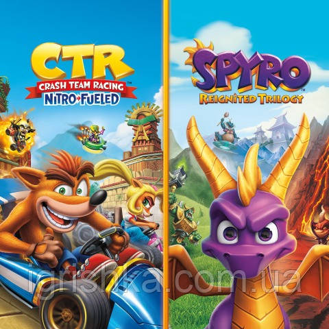 Набір Crash Team Racing Nitro-Fueled + Spyro Ps4 (Цифровий акаунт для PlayStation 4) П3, фото 1