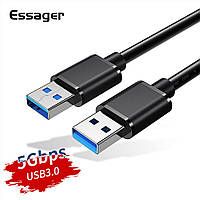 Кабель ESSAGER USB 3.0 AM AM 2 метра