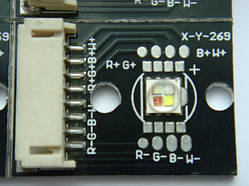 LED діод XY-269 CREE 10w RGBW для світлових приладів, голів 8 eye beam