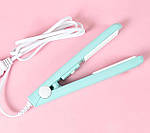 Плойка гофре прасок для волосся Adna Curls мінітружок щипці для прикореневого об'єму. М'ятна, фото 2