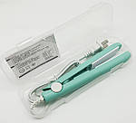 Плойка гофре прасок для волосся Adna Curls мінітружок щипці для прикореневого об'єму. М'ятна, фото 3