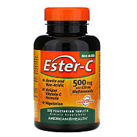 American Health, Ester-C з біофлавоноїдами, вітамін C як аскорбат кальцію 500 мг 225 вег.таблеток