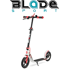 Самокат міський для дітей та дорослих Blade Sport Air Cross Disk 230 навантаження 130 кг вага 5,2 кг біло-червоний