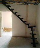Каркас поворотної сходи на монокосоуре. Металевий каркас сходів., фото 2