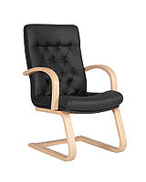 Крісло офісне Fidel CF LB extra-1.018 шкіра люкс LE-A чорна (Новий Стиль ТМ)