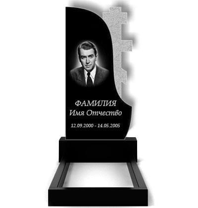 Пам'ятник на могилу із граніту (120*60*5) Р-72