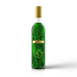 Сироп Nelli з глітером М'ята