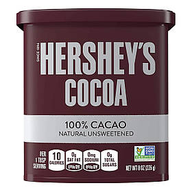 Какао hershey's Cocoa 100% Natural Несолодкий 226g