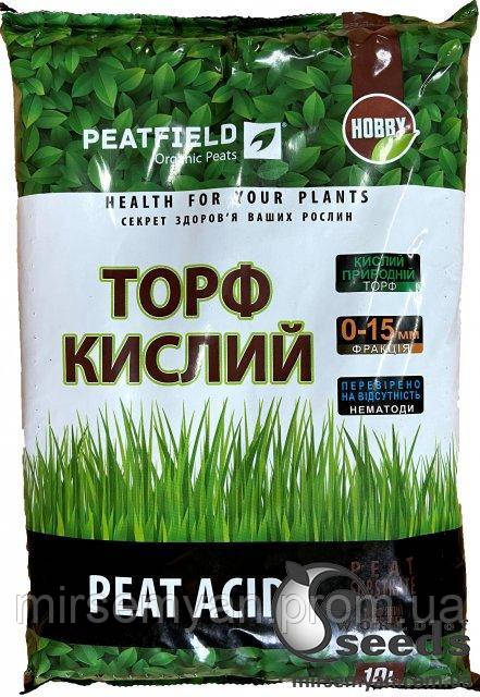 Субстрат кислий PEATFIELD. 10 л. рН: 2,8-3,8