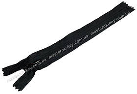 Блискавка потайна Тип 3 18 см нероз'ємна колір Чорний 580