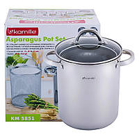 Каструля Kamille з кошиком-пароваркою 5 л