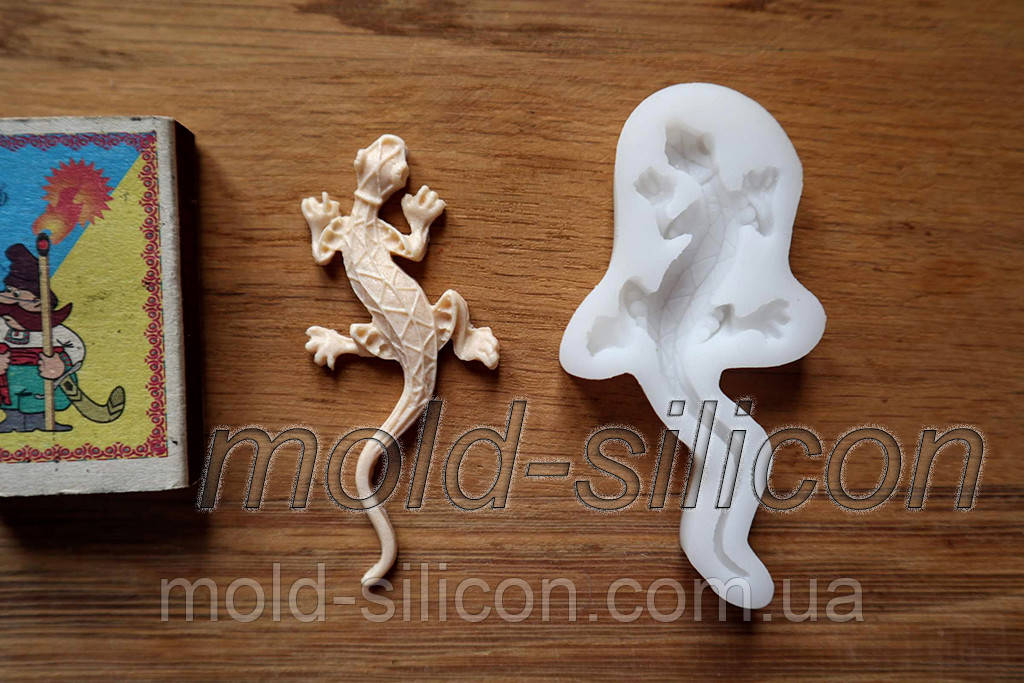 Силіконовий молд "Ящірка 1", фото 1