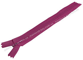 Блискавка потайна Тип 3 18 см нероз'ємна колір Брудно-рожева 524
