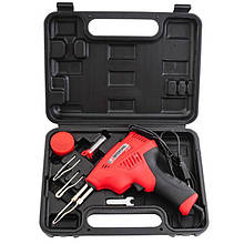 Паяльник імпульсний з трансформатором 200Вт, 230В, 3-режиму, з комплектом насадок RT-2003