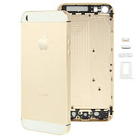 Корпус для Apple iPhone 5, золотистый (Gold) оригинал