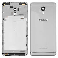 Задняя панель корпуса (крышка аккумулятора) для Meizu M3 Note, серебристая