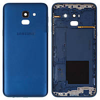 Задняя панель корпуса (крышка аккумулятора) для Samsung Galaxy J6 J600F Синий