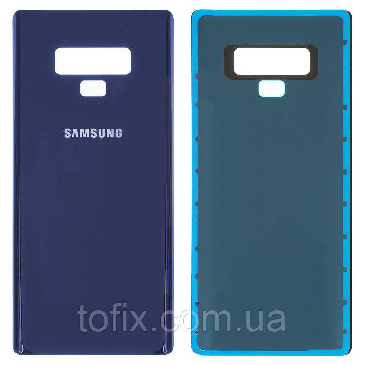 Задня панель корпусу (кришка акумулятора) для Samsung Galaxy Note 9 N960, оригінальний Синій