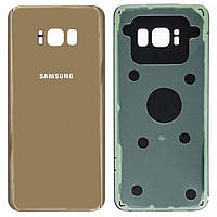 Задняя панель корпуса (крышка аккумулятора) для Samsung Galaxy S8 G950F, G950FD, оригинал Золотистый - Maple