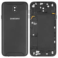 Задняя панель корпуса (крышка аккумулятора) для Samsung Galaxy J7 (2017) J730F Черный