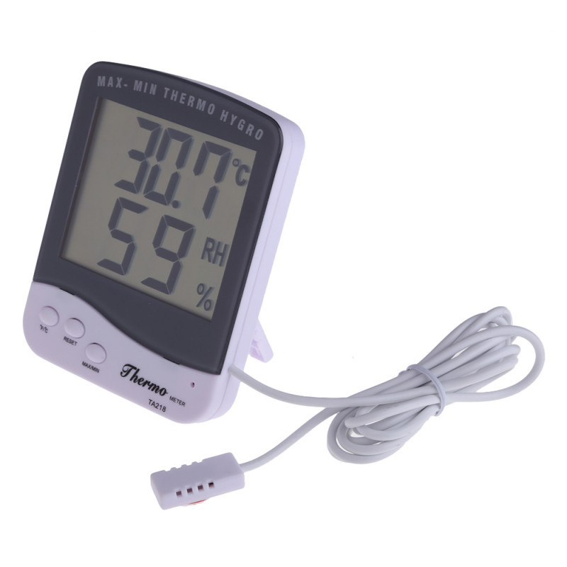 Термометр гігрометр із виносним датчиком TA-218C
