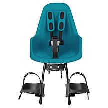 Дитяче велокрісло велосипедне крісло для дітей переднє Bobike Mini ONE Bahama Blue, фото 2