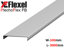 Кришка лотка суцільнометалева, оцинкована 100x3000x0,6 мм Plechoflex FM