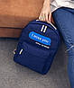 Стильні тканинні рюкзак I miss you для школи, фото 6