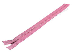 Блискавка потайна Тип 3 25 см нероз'ємна колір Рожевий 513