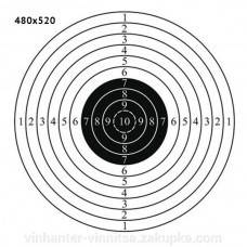 Мішень 480 х 520 мм Світлий коло