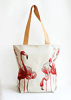 Сумка Пошита для вишивки Фламінго