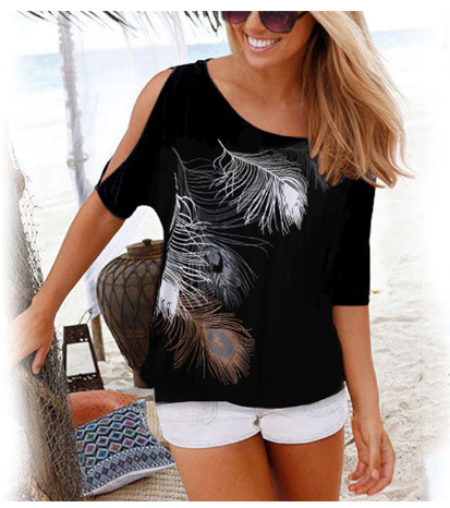 Футболка жіноча Crown Jeans модель bird feather