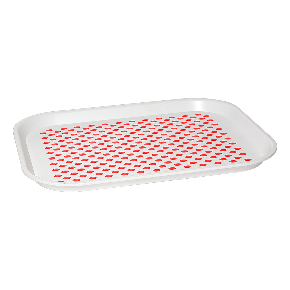 Піднос протиковзке покриття білий, фото 1