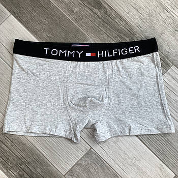 Труси чоловічі боксери бавовна Tommy Hilfiger, розмір 2XL (52-54), світло-сірі, 03308