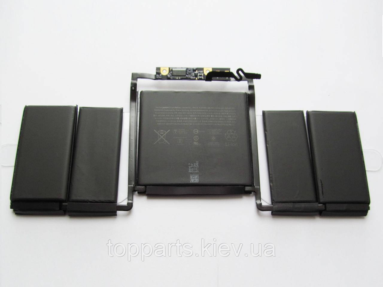 Батарея для ноутбука Apple A1819, 49.2Wh (4314mAh), 6cell, 11.41V, Li-Pol, чорна