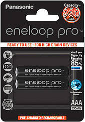 Акумулятор Panasonic Eneloop Pro BK-4HCDE/2BE, AAA/(HR03), 930mAh, LSD Ni-MH, блістер 2шт