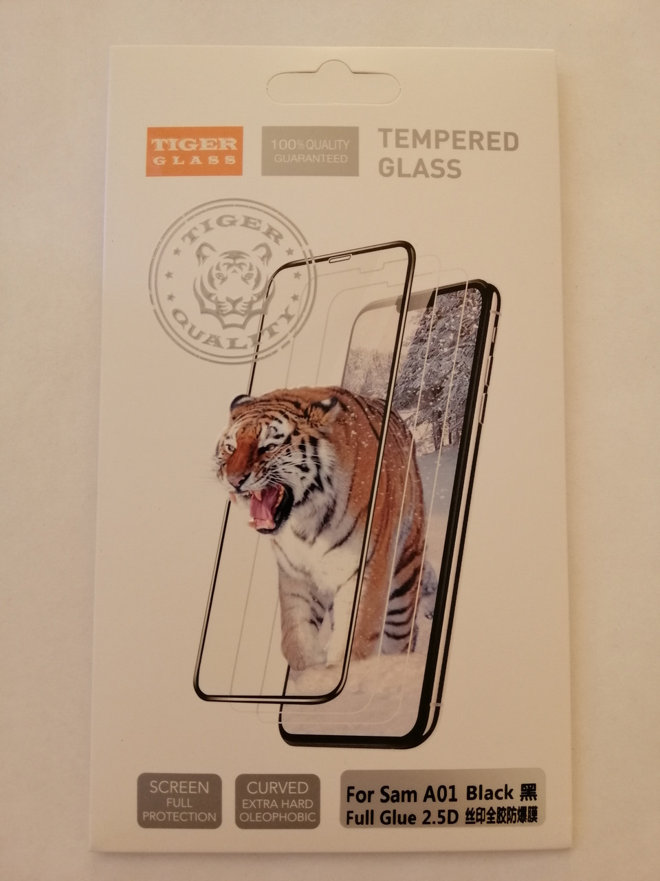 Захисне скло Samsung A01 Tiger Glass Black