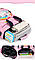 Сумка портфель Senkey&Style, шкільний рюкзак через плече рожевий Єдиноріг Код 10-6445, фото 5