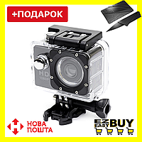 Экшн-камера Action Camera D600 A7. Видеокамера для спорта. Водонепроницаемая.